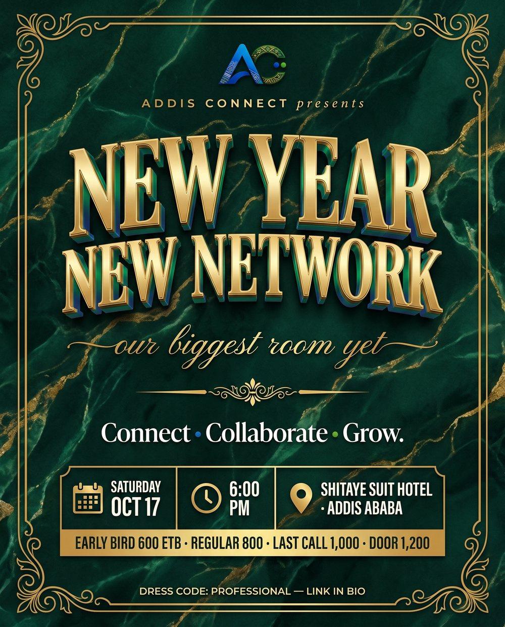 New Year, New Network flyer